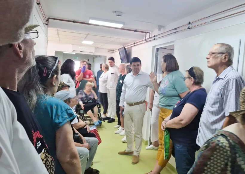 Prima etapă a modernizării a Policlinicii Spitalului Județean Galați, finalizată mai devreme